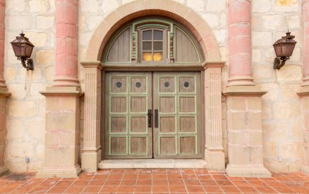 entrance to Old Mission Santa Barbara